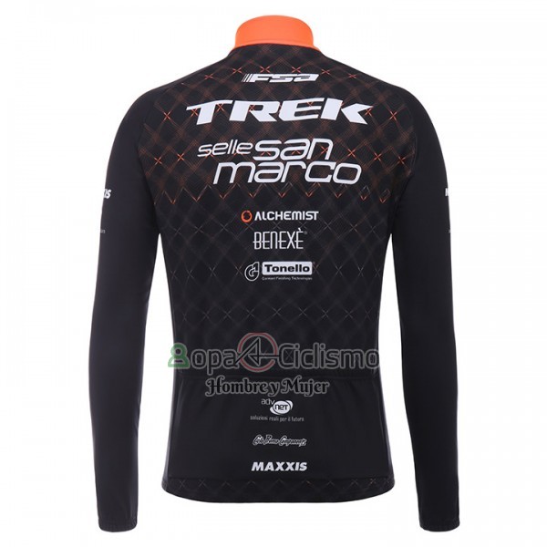 Trek Selle San Marco Ropa Ciclismo Culotte Largo 2017 Mangas Largas Negro